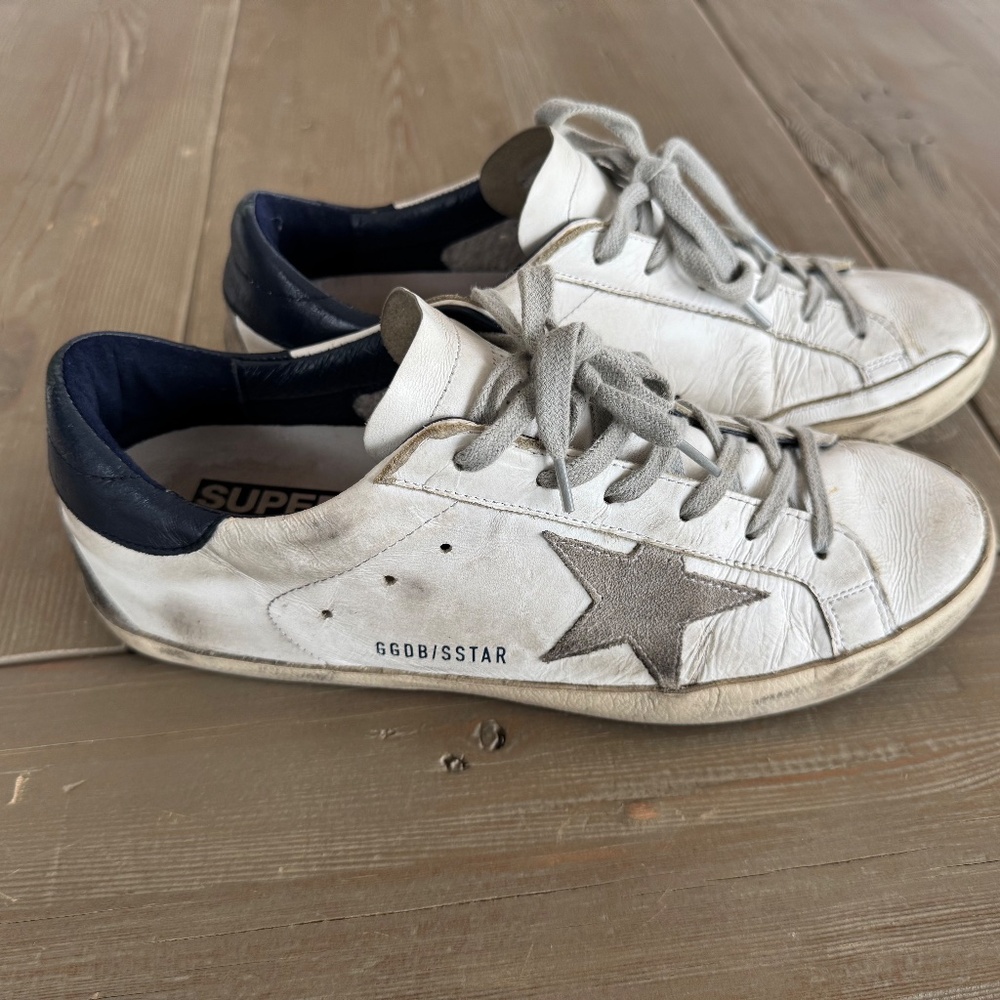 Golden Goose Super Star Classic White Blue EU 40